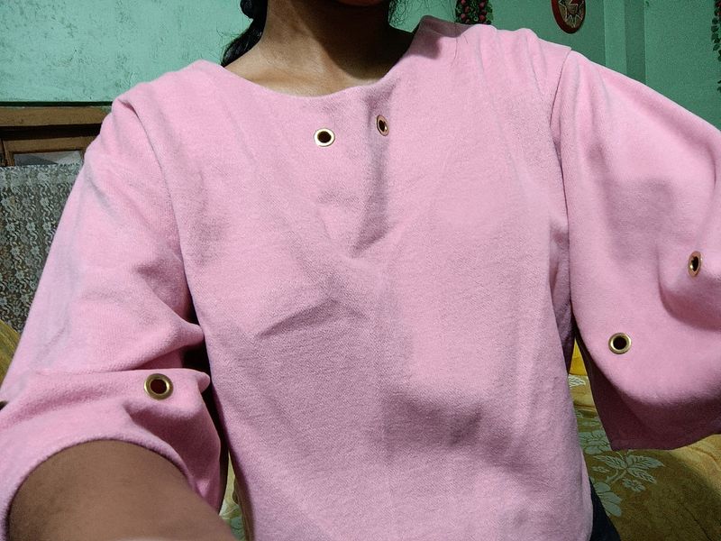 Baby Pink Stylish Top