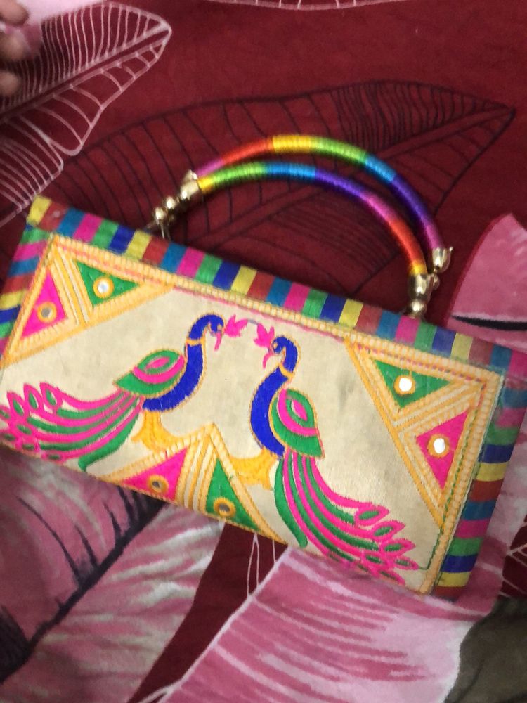 Indian Handbag With Beautiful Artwork