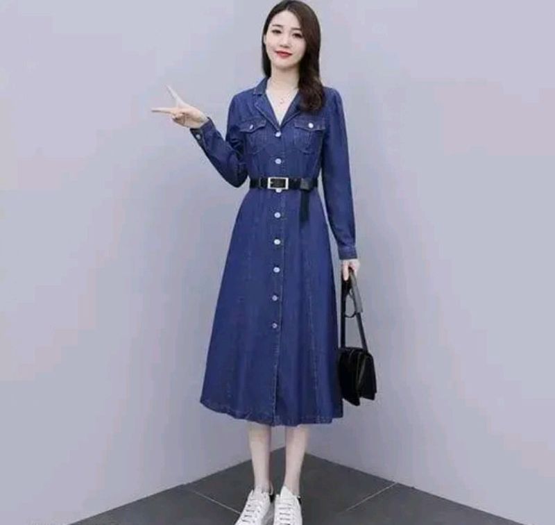 Fashionable Denim Dress