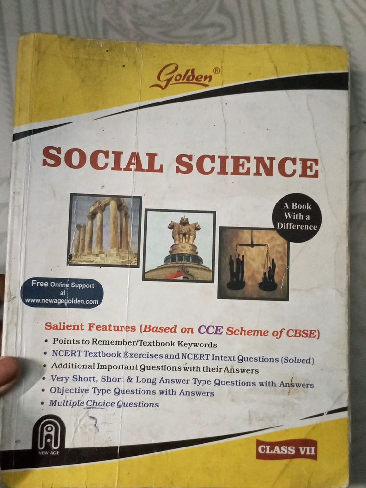 Social Science Class 7 Golden Guide Book