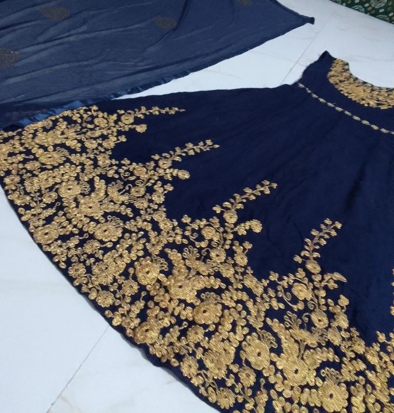 Gown With Beautiful Duppata