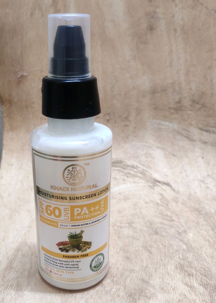 Khadi Natural Moisturising Sunscreen Lotion SPF 60