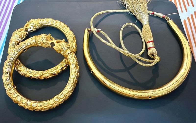 Gold Plated Copper jewellery by Brishni