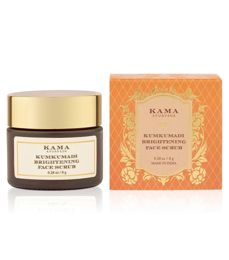 KAMA AYURVEDA KUMKUMADI BRIGHTENING FACE SCRUB 8G