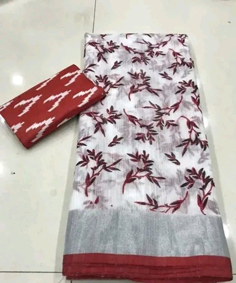 Linen Cotton Sarees 2