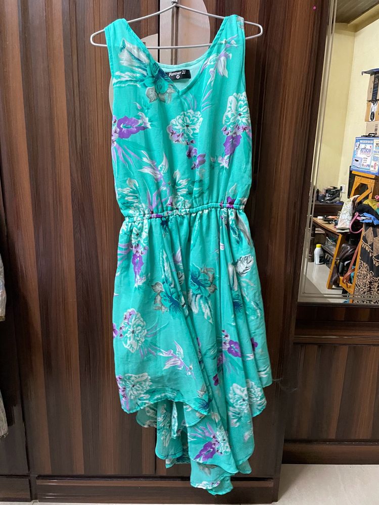 Diwali Sale Floral High Low Dress