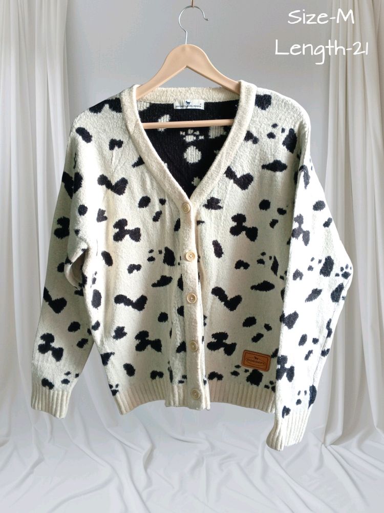 Animal Print Cardigan