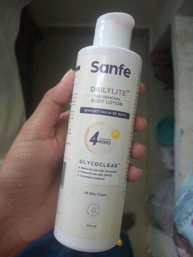 Sanfe Tan Removal Body Lotion