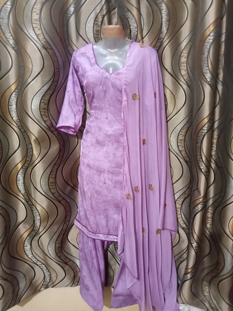 Lavender Silk Suit