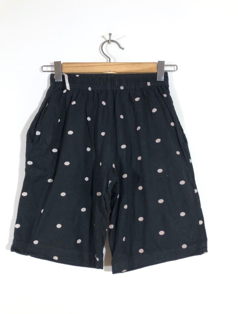 Black Printed Shorts(Girl’s)