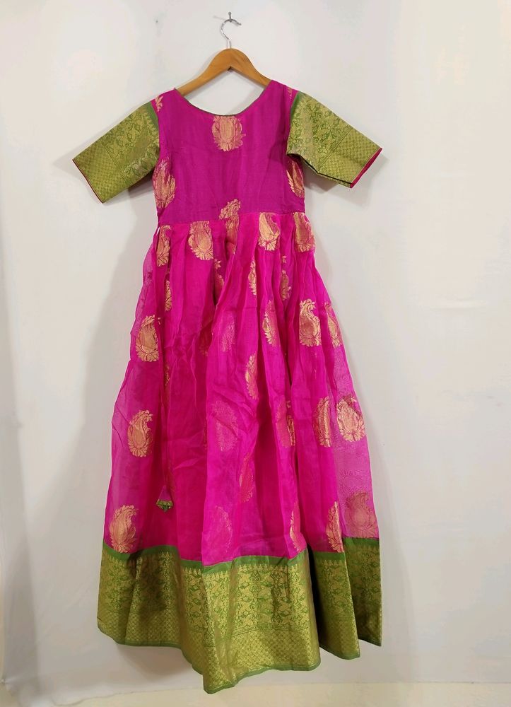 Pink Ethnic Gown ( Women)