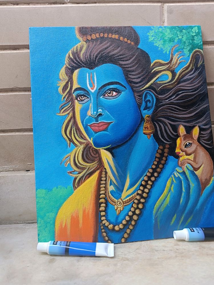 Shree Ram Canvas Painting