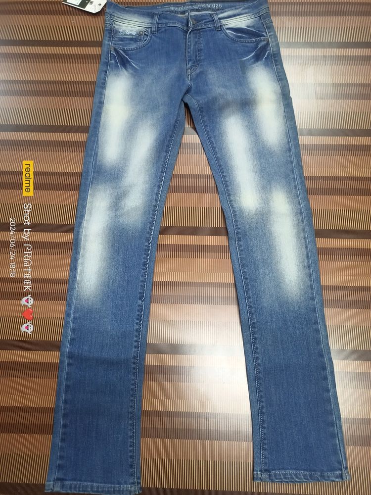 (M-36) 32 Size Slim Fit Denim Jeans