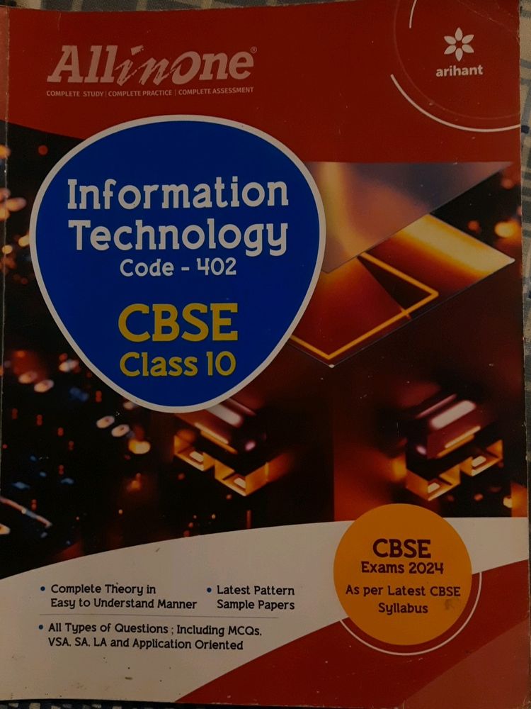 All In One IT Information Technology 2024 Class 10