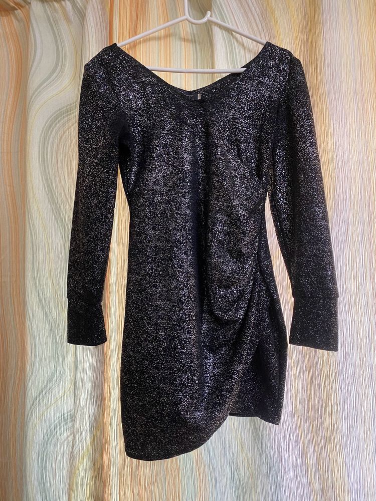 Black Glitter Party dress