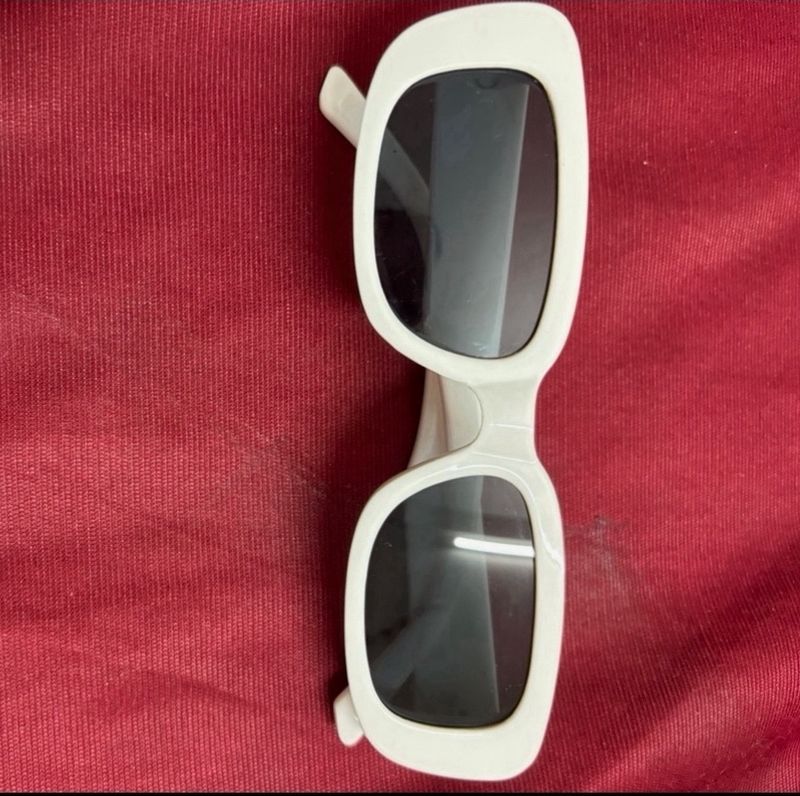 Trendy White Sunglasses