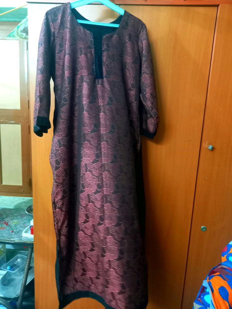 🌟 New Shiny Maroon Kurti (L/XLsize)