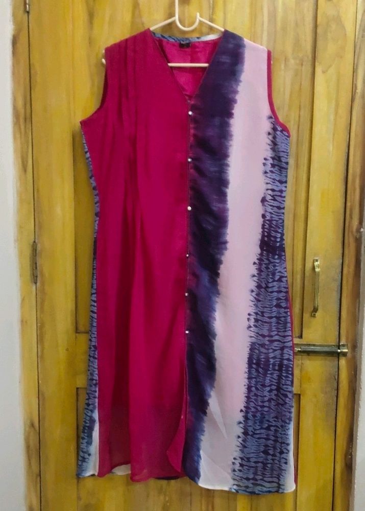 Color Block Trendy And Stylish Straight Kurta 🧿💗