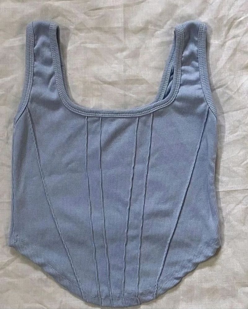 Baby Blue corset Top