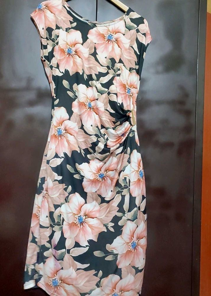 Multi Floral Print Dress For Girl Or Woman 34 Bust