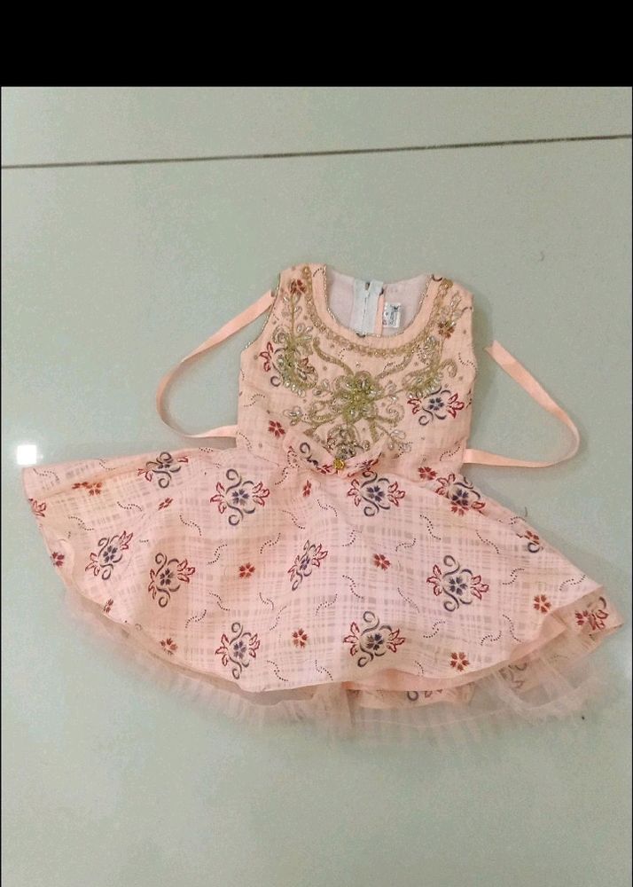 Kids Frock For 1y Baby