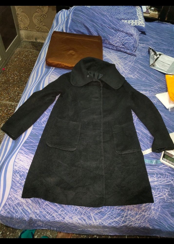 Women Black Winter Korean Coat