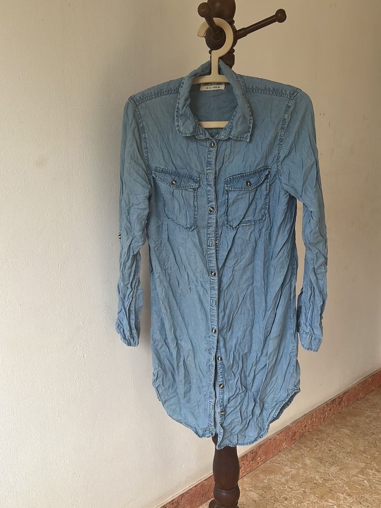 Top Denim Blue ,check Description Please