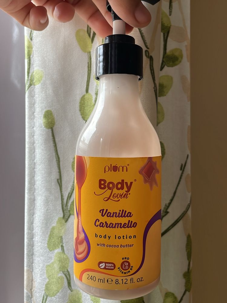 Plum Vanilla Caramello Body Lotion🍫