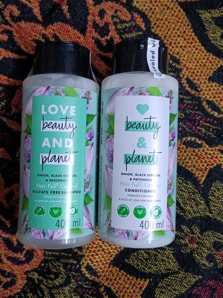 Combo Of Love Beauty & Planet Shampoo &Conditioner