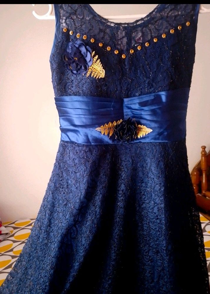 Pretty Navy Blue Girls Dress💙13-15 Years