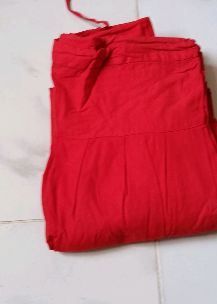 Cotton Red Salwar