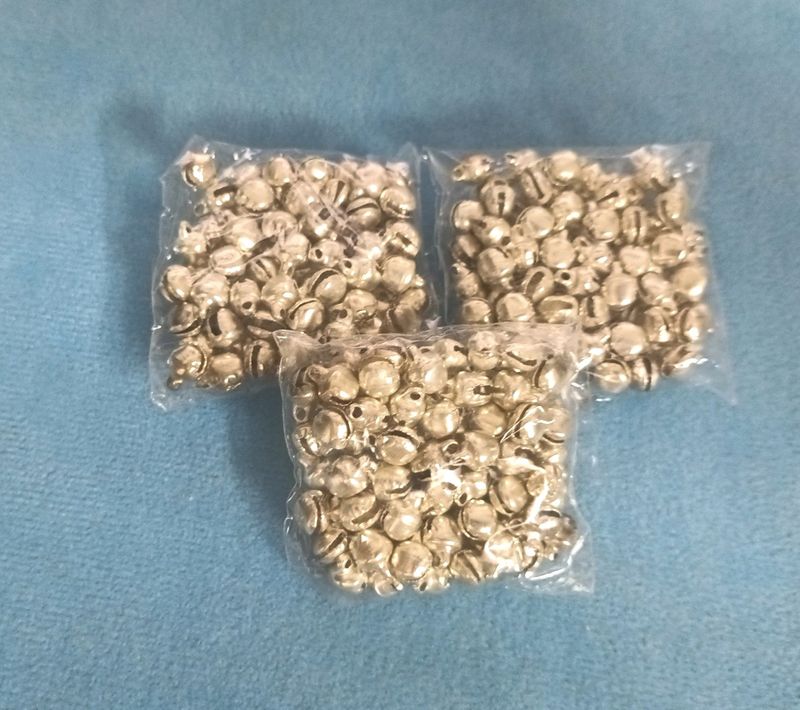 Silver Bells For Jewellery Making. 400 Pcs