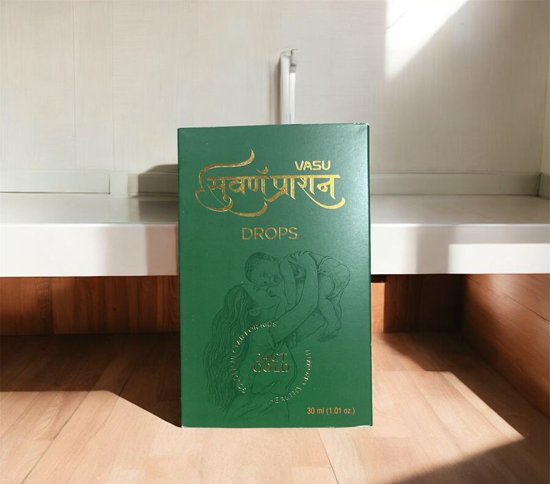 24 CT Gold Swarna Prashan Drops