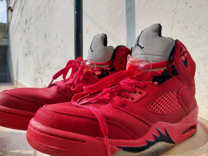 Premium Air Jordan Retro 5 Red