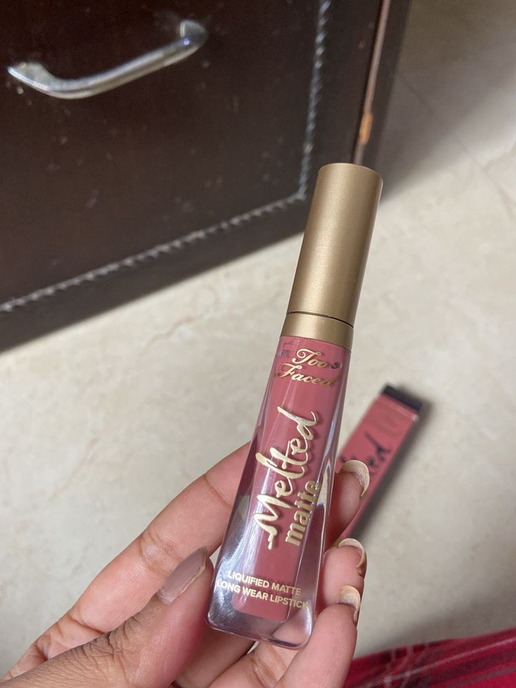 Too Faced Liquid Lipstick— Poppin Corks