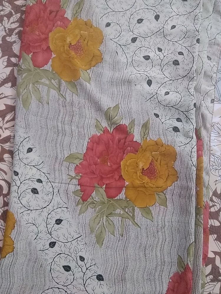 Pretty Roses Chiffon Saree