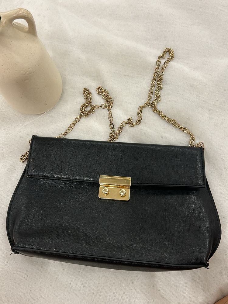 Classy Black Clutch For Women