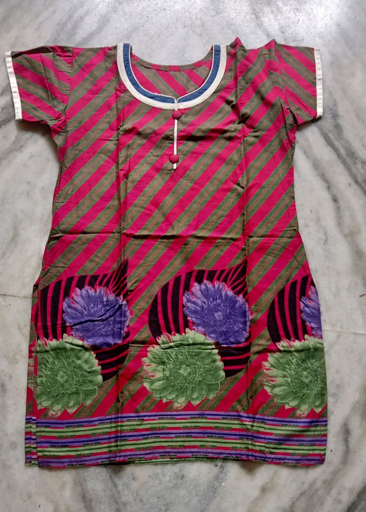 Cotton print Short Kurti