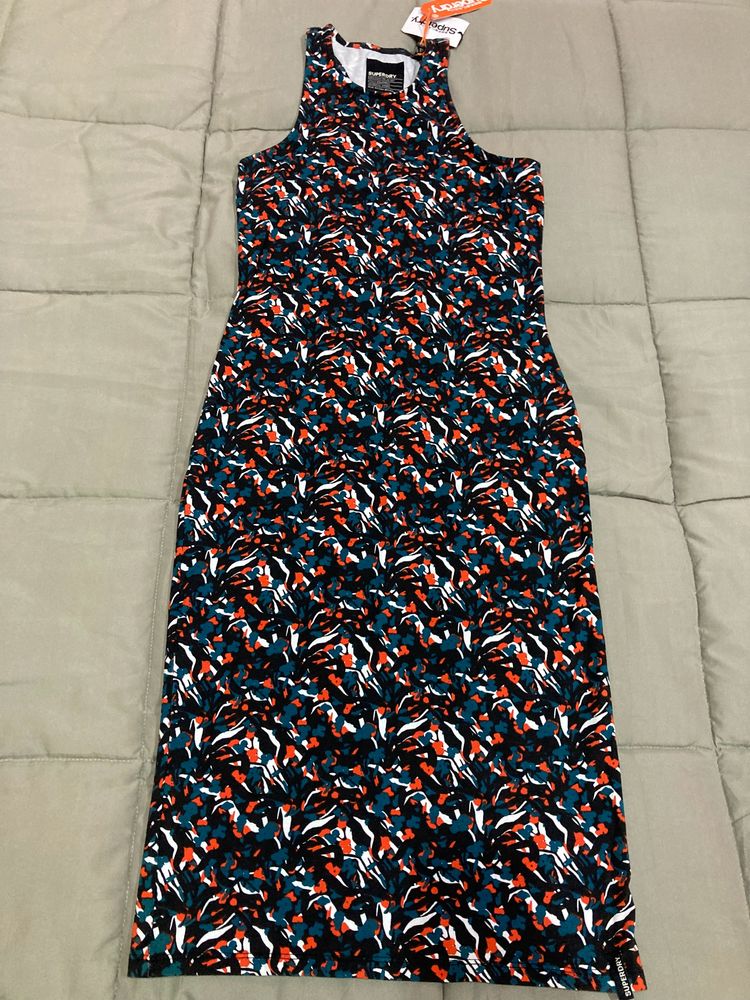 Superdry women's racer midi dress.