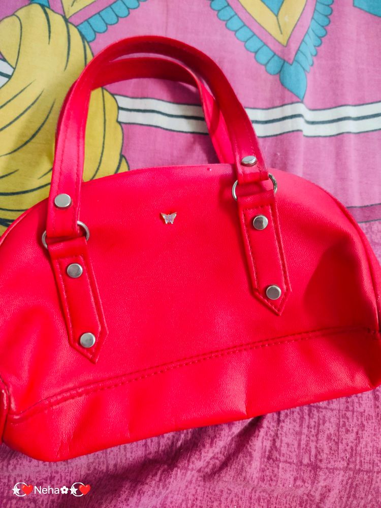 Red Hand Bag