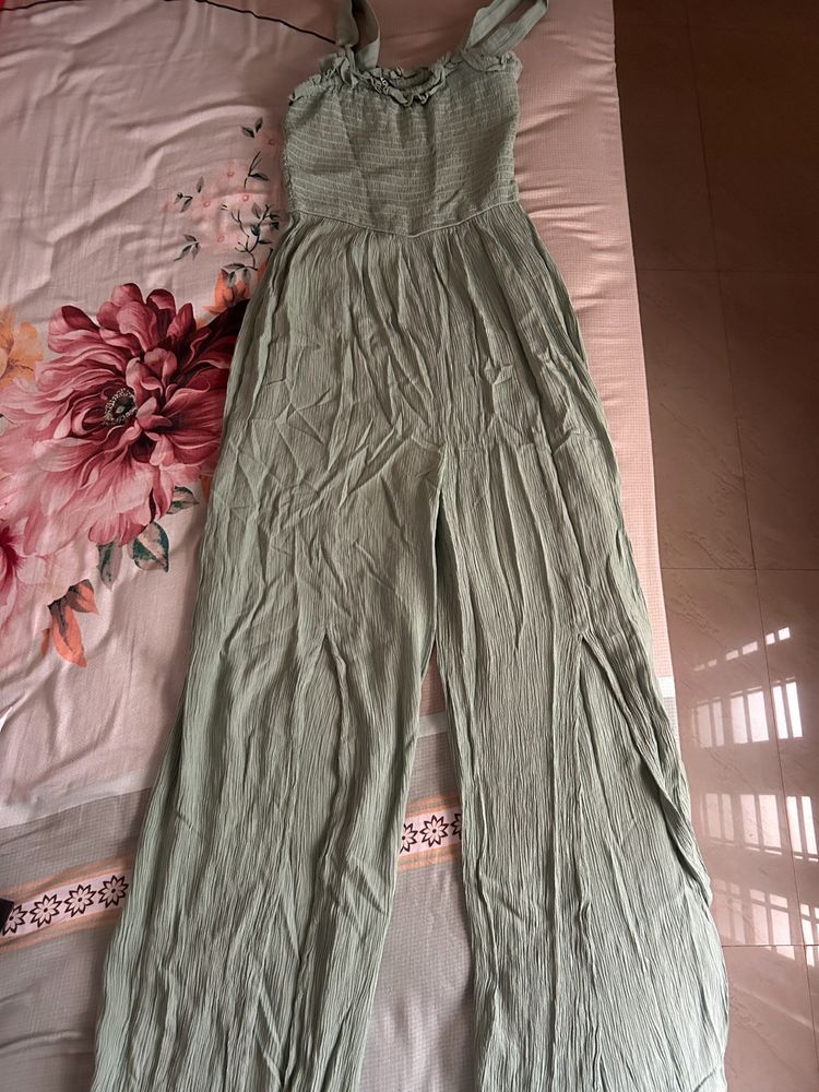 Nuon By Westside- Pastel Green Jumpsuit