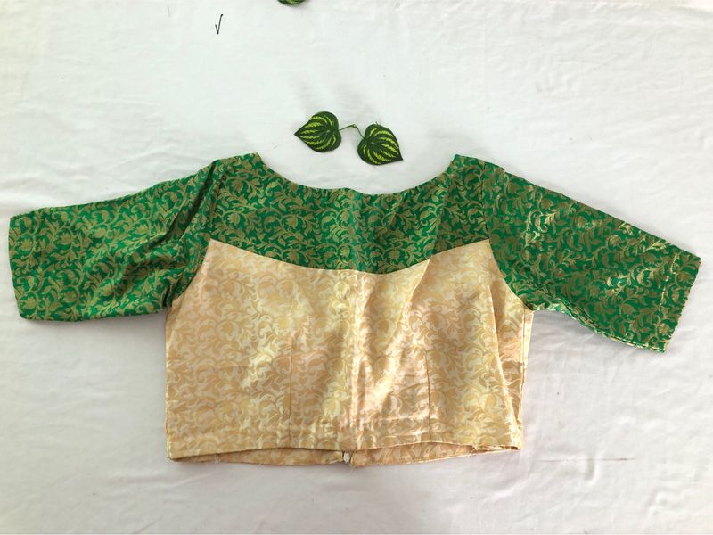 Cream&Green Back Open Blouse (Women’s)