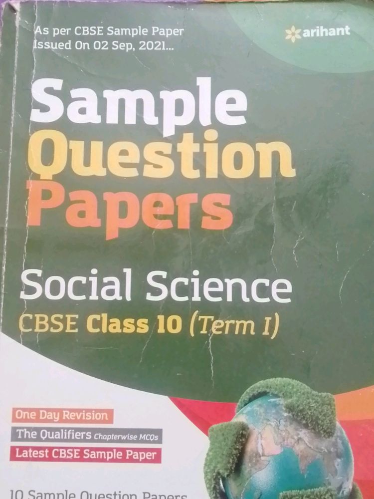 Cbse Arihant Sample Paper Class 10th