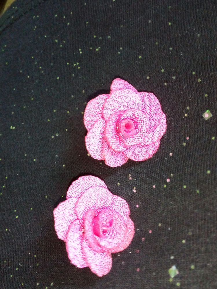 Beautiful Rose Ear Studs