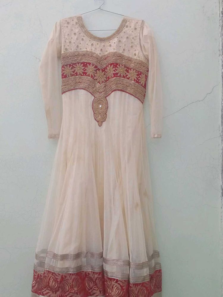 Cream Colour Frock