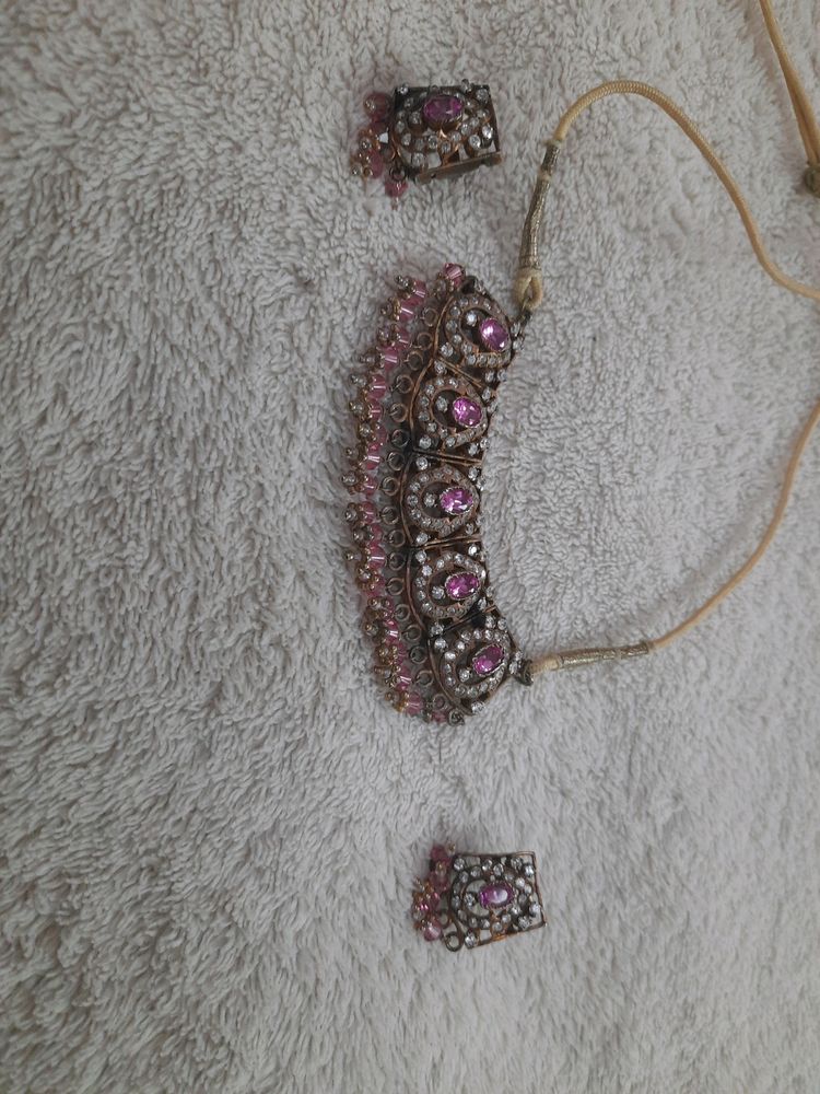 Necklace and earrings