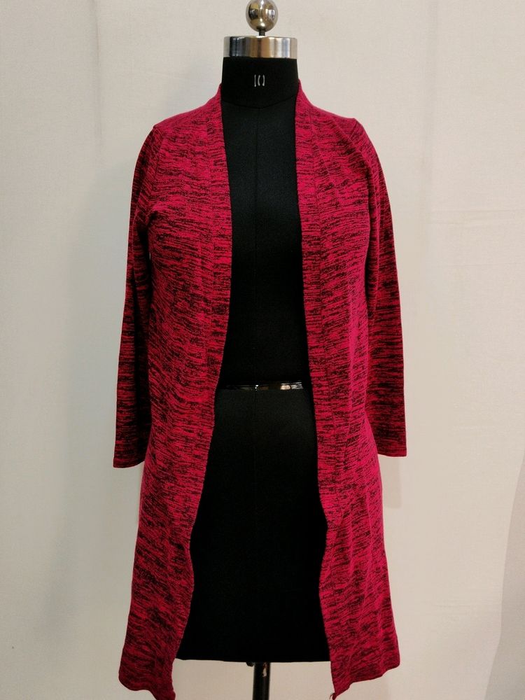 Women Red Shrug | Bust 40 | Length 30