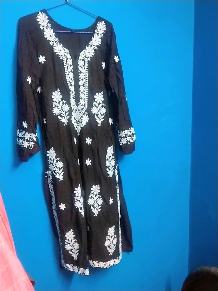 Chikankari Kurta With Plazo