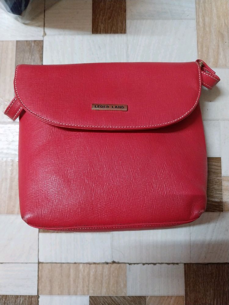 Red Sling Bag