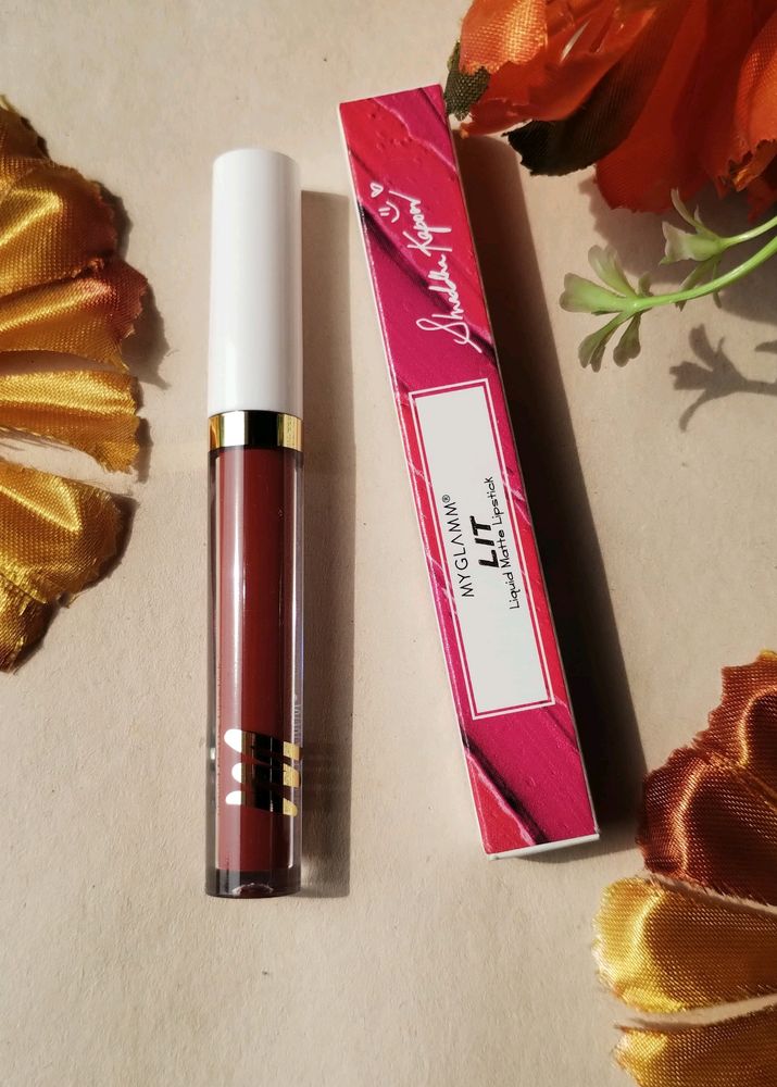 🆕Myglamm LIT  Liquid Matte Lipstick- Ok Boomer